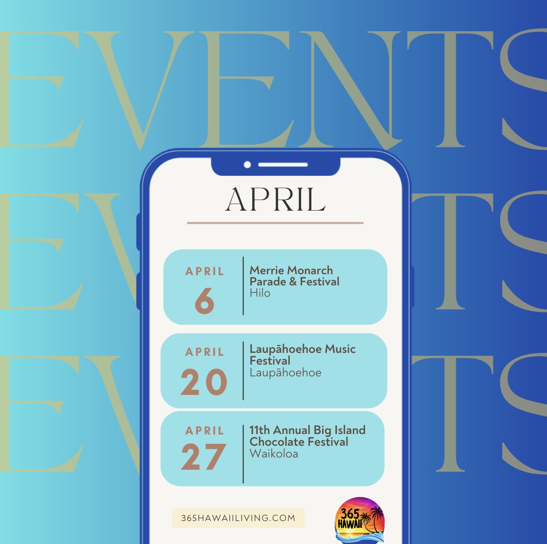 Read more about the article April 2024 Hawaii Island Events Calendar